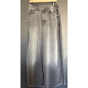 Free people we the free old west slouchy jeans 31 black